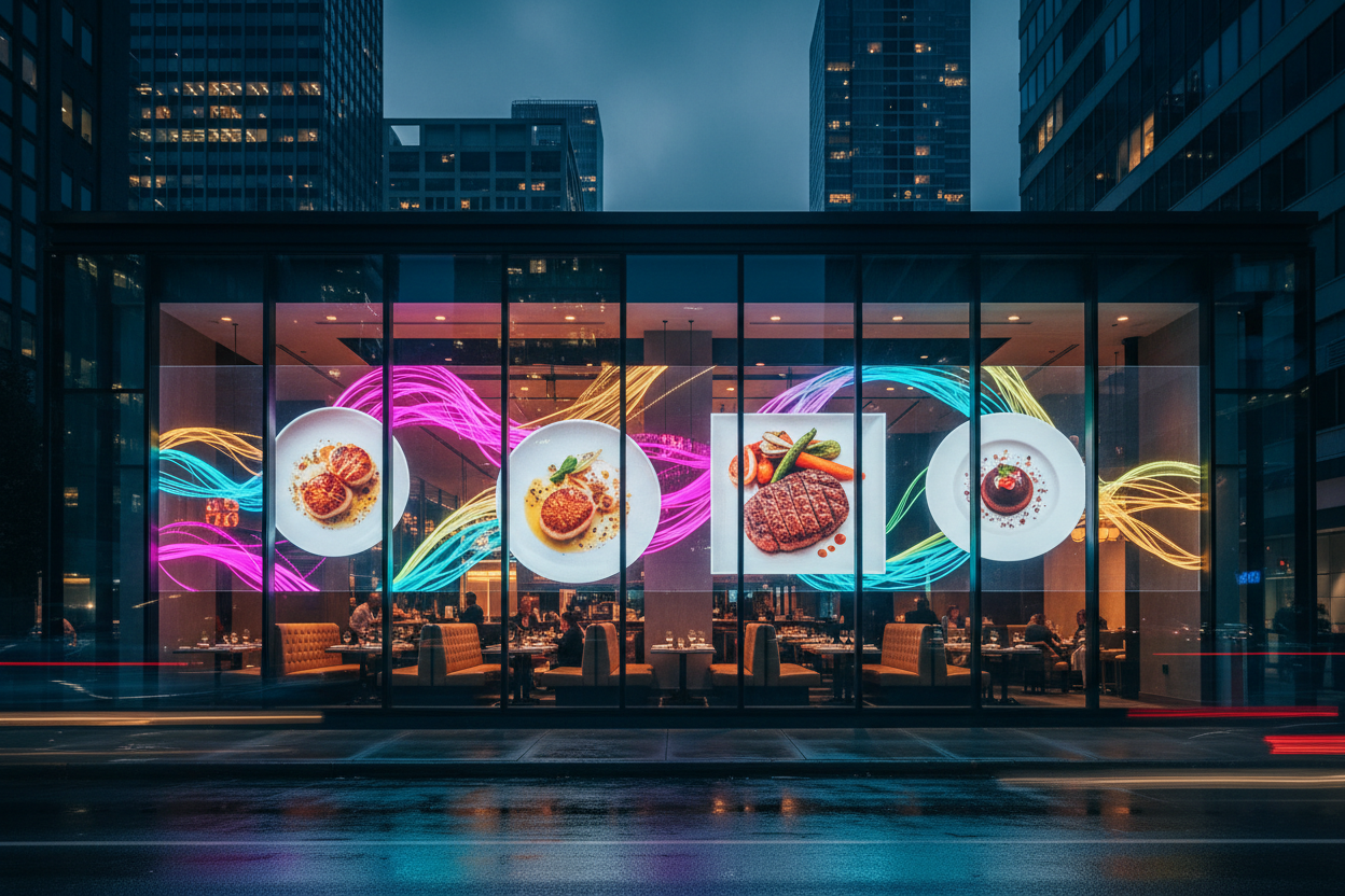 Restaurant Front Display